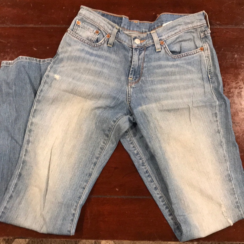 Lucky Brand Dungaree style jean